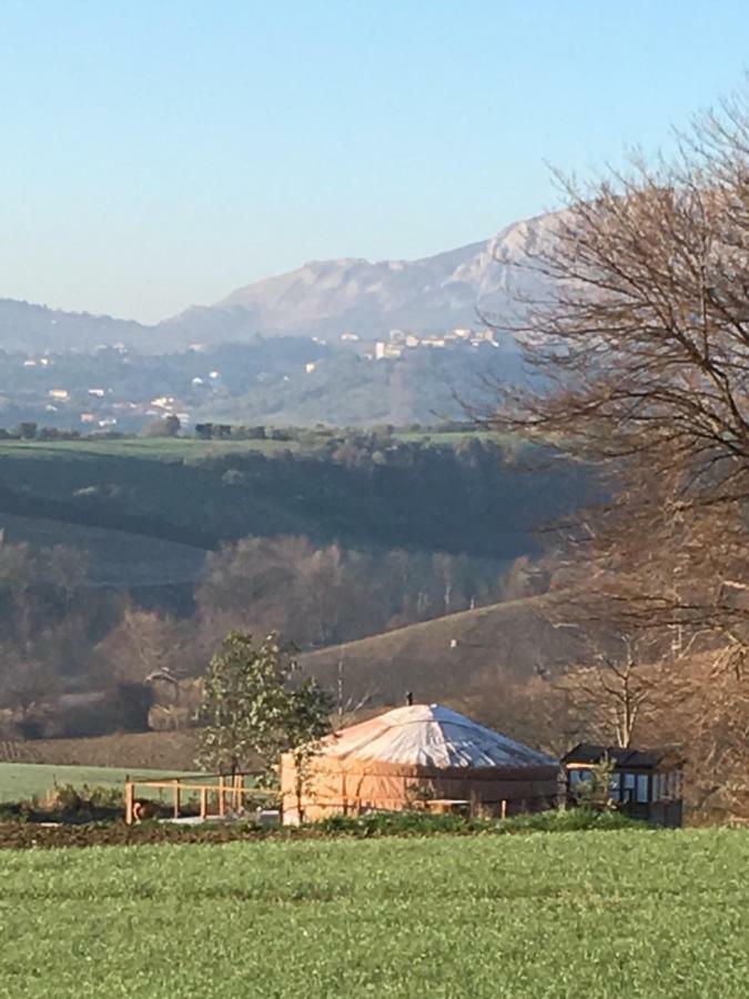Готель Glamping Abruzzo - The Yurt Catignano Екстер'єр фото